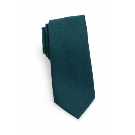 Forest Green Skinny Tie