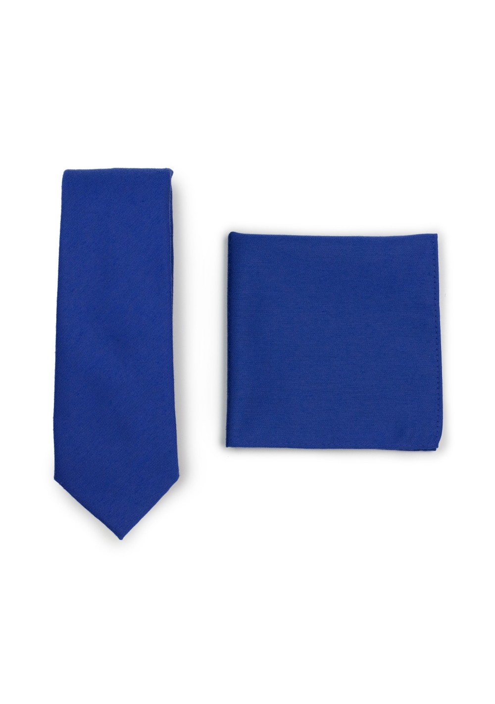 Marine Blue Skinny Tie Set