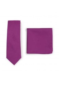 Sangria Pink Tie Set
