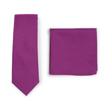 Sangria Pink Tie Set