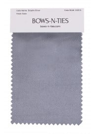Satin Fabric Swatch - Dolphin Silver