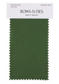 Satin Fabric Swatch - Moss