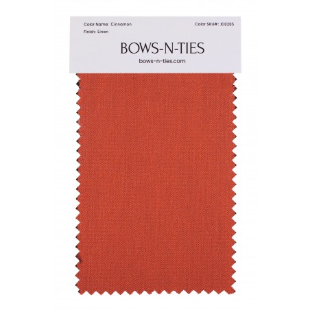 Linen Texture Fabric Swatch - Cinnamon