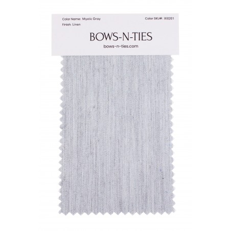 Linen Texture Fabric Swatch - Mystic Gray