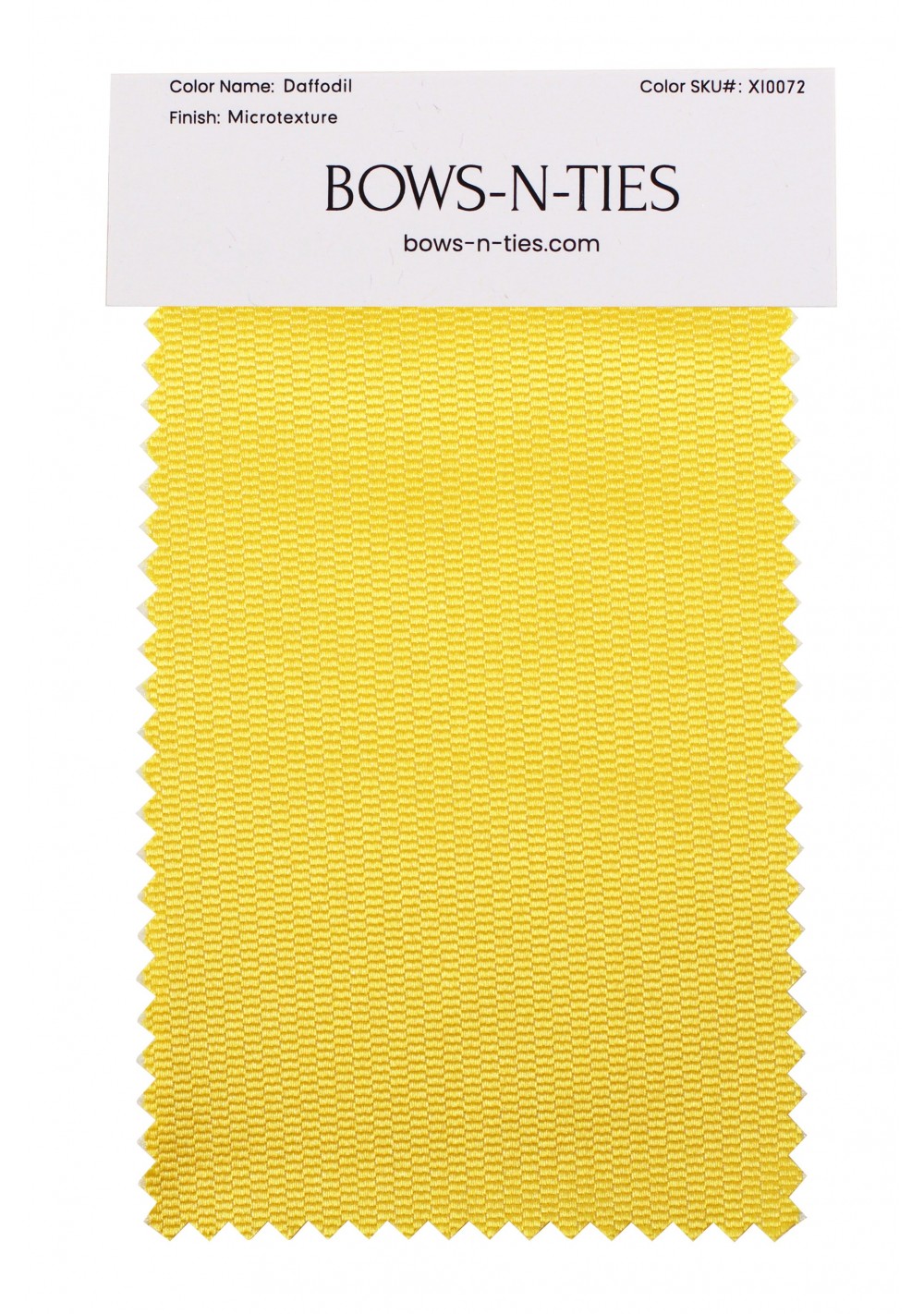 Micro Textured Fabric Swatch Daffodil, Groom Groomsmen Accessory Fabric  Swatch in Daffodil