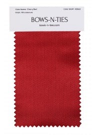 Micro Texture Fabric Swatch - Cherry Red