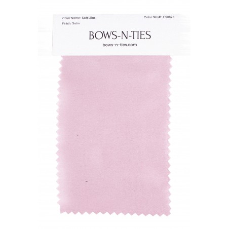 Satin Fabric Swatch - Soft Lilac
