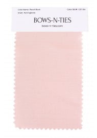 Herringbone Fabric Swatch - Peach Blush
