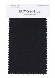 Herringbone Fabric Swatch - Black