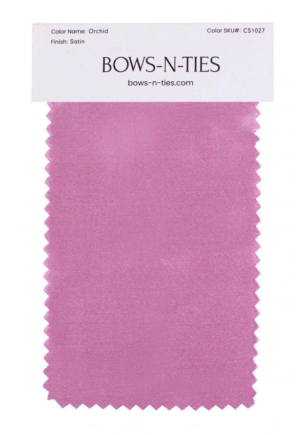 Satin Fabric Swatch - Orchid