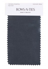Satin Fabric Swatch - Smoke Gray
