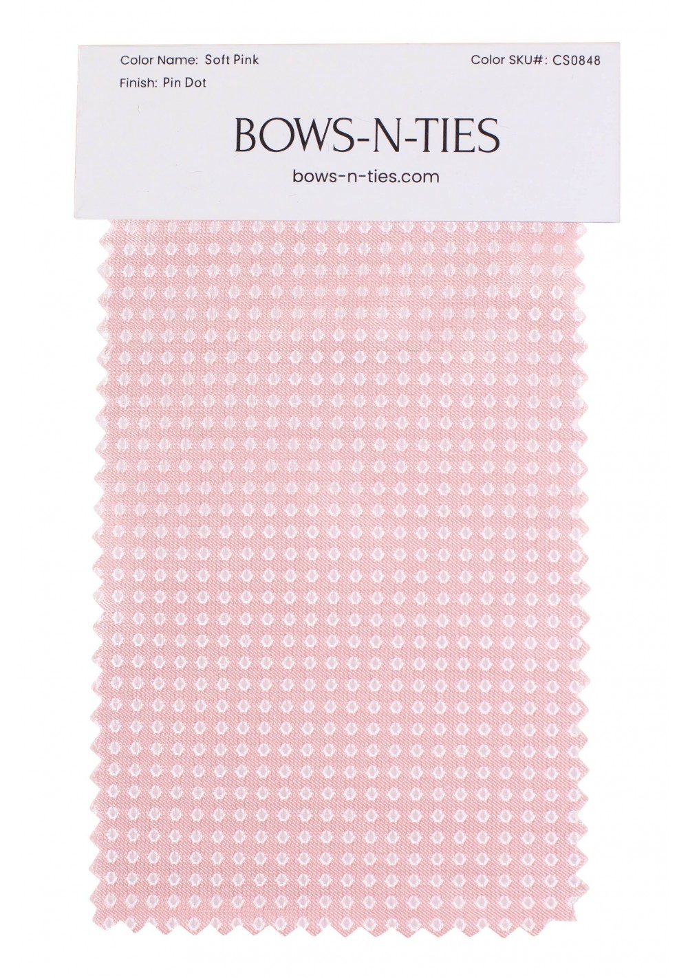 Pin Dot Fabric Swatch - Soft Pink