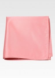Solid Pocket Hanky in Bellini Pink