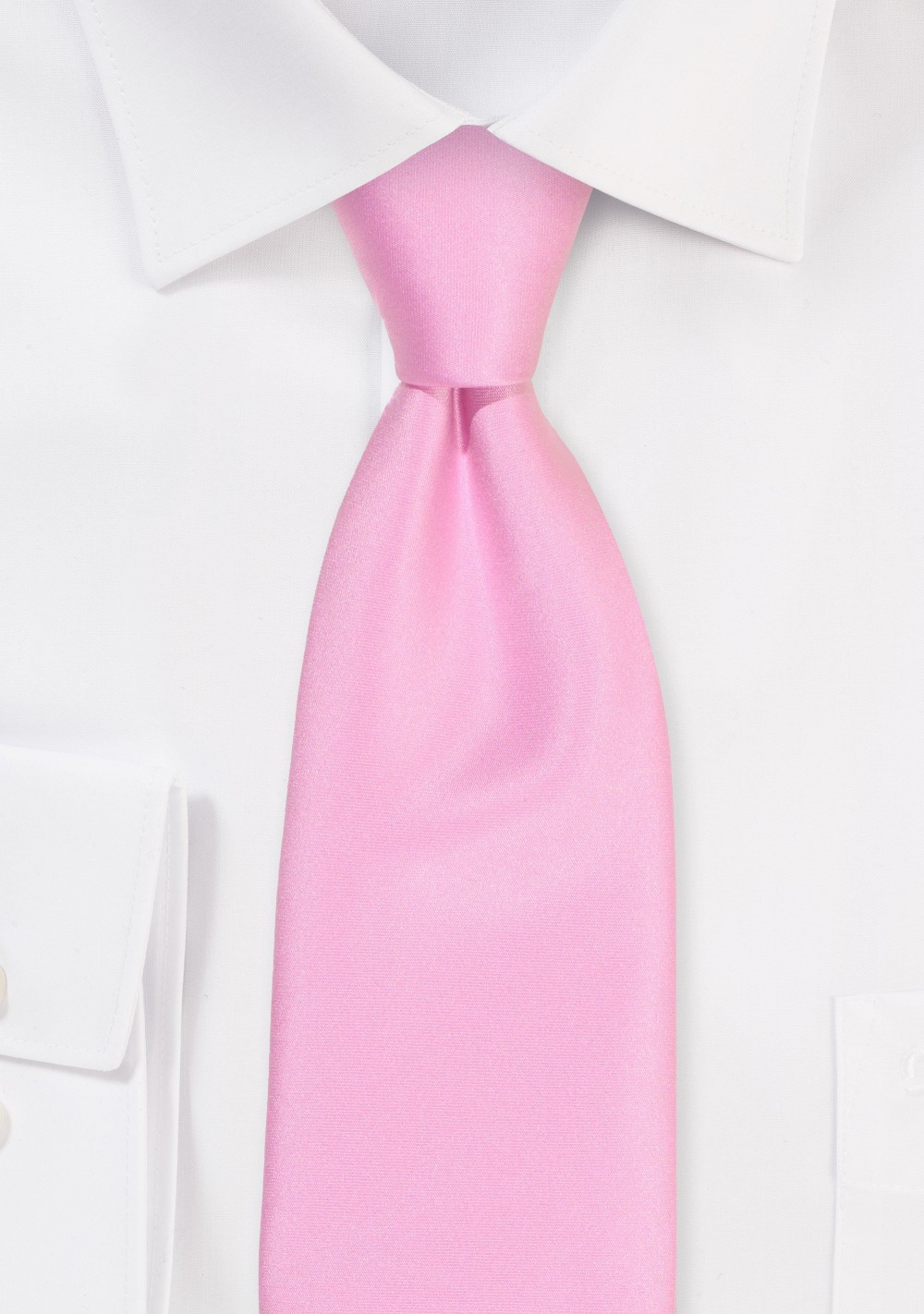 XL Satin Tie in Pink