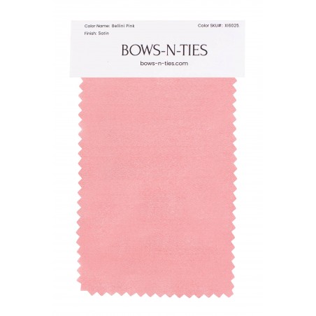 Satin Fabric Swatch - Bellini Pink