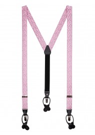 Pink Paisley Suspenders