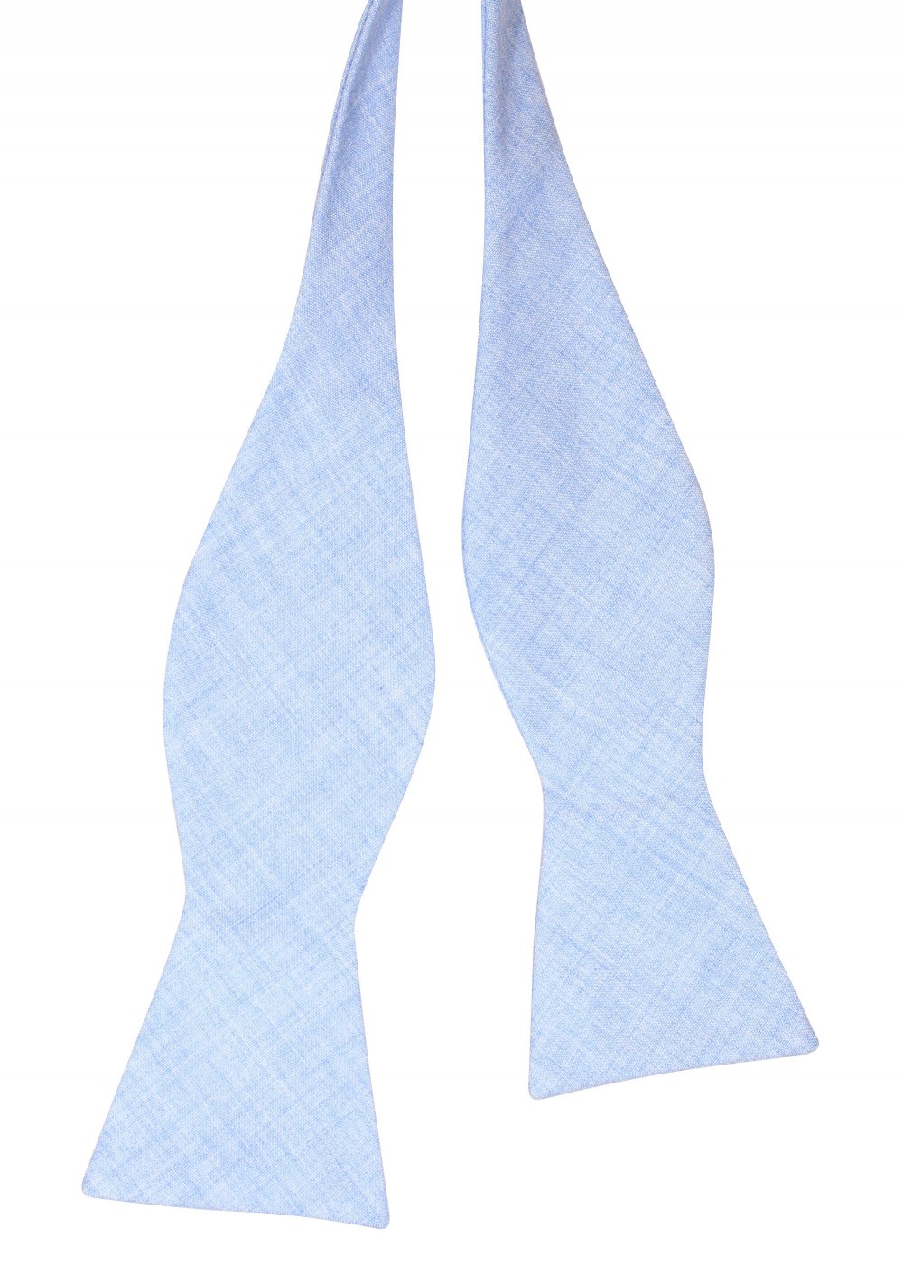 Sky Blue Bow Tie | Self-Tie Cotton Bow Tie in Sky Blue | Bows-N-Ties.com