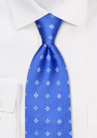 Designer Silk Necktie with Tiny Embroidery