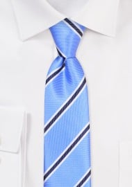 Repp Stripe Tie in Slim Width