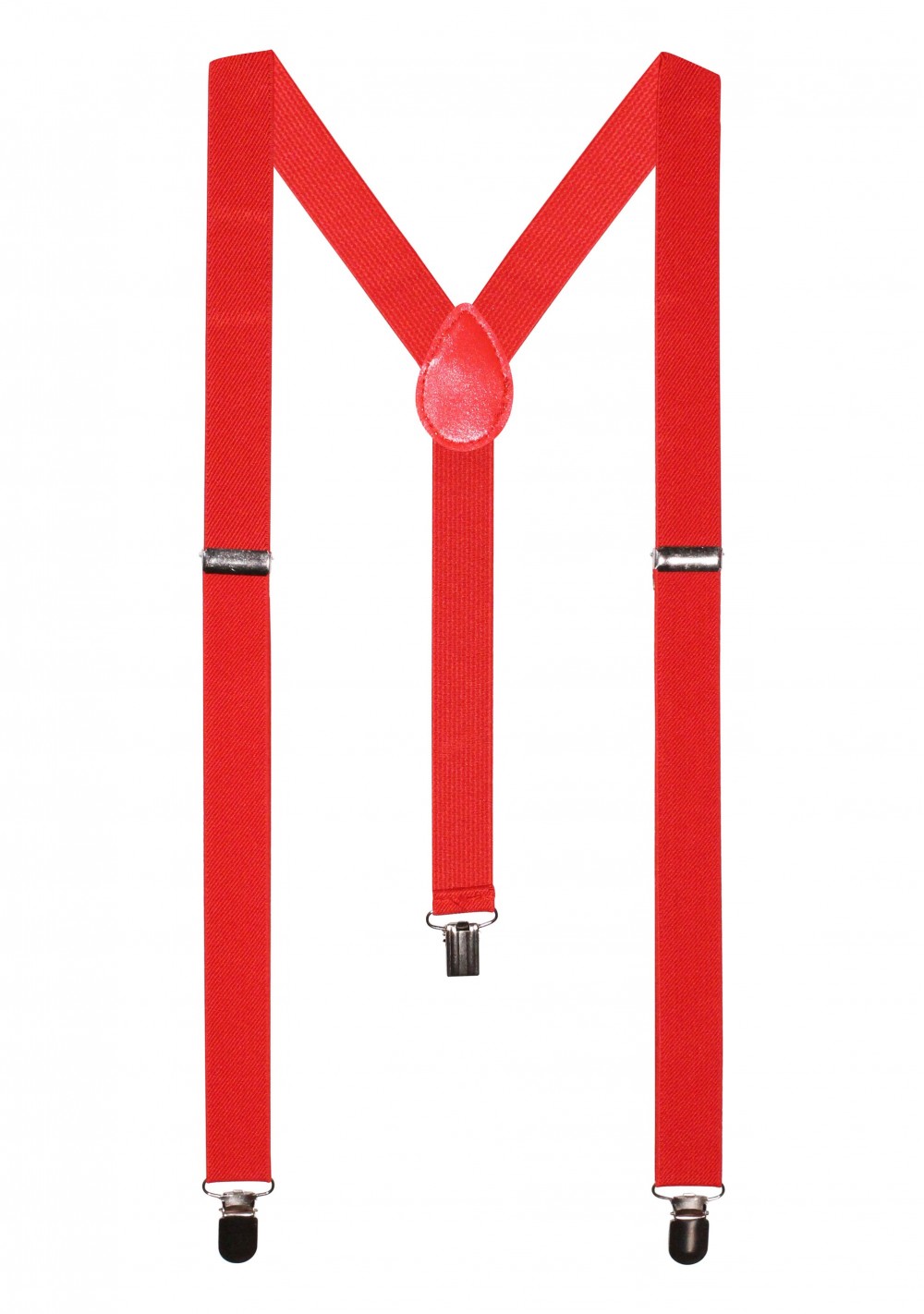 Elastic Band Suspender in Cherry - Elastic Band Suspenders