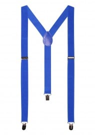 Elastic Band Suspender in Morning Glory Blue