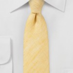 Lemon Yellow Skinny Tie