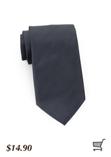 Textured Charcoal Tie