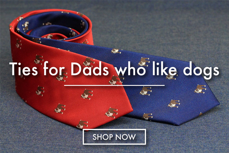 dog lover dad fathers day ties