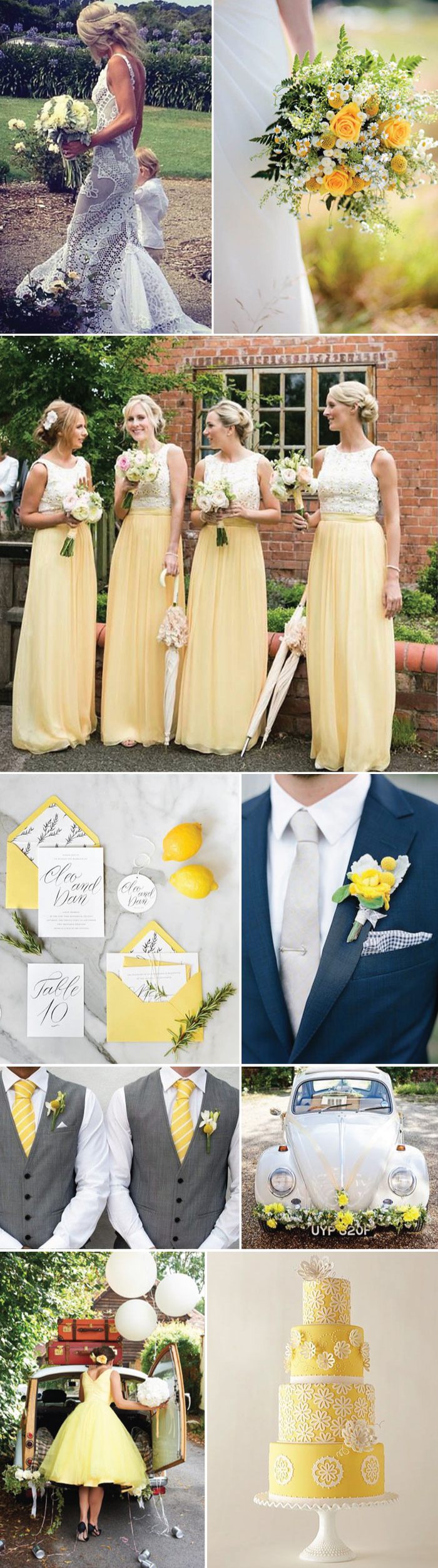 Citrus Yellow Wedding Inspriation