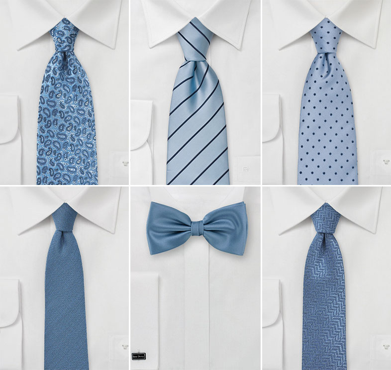 Wedding Inspiration For Pewter Blue | Pewter Blue Wedding Ties