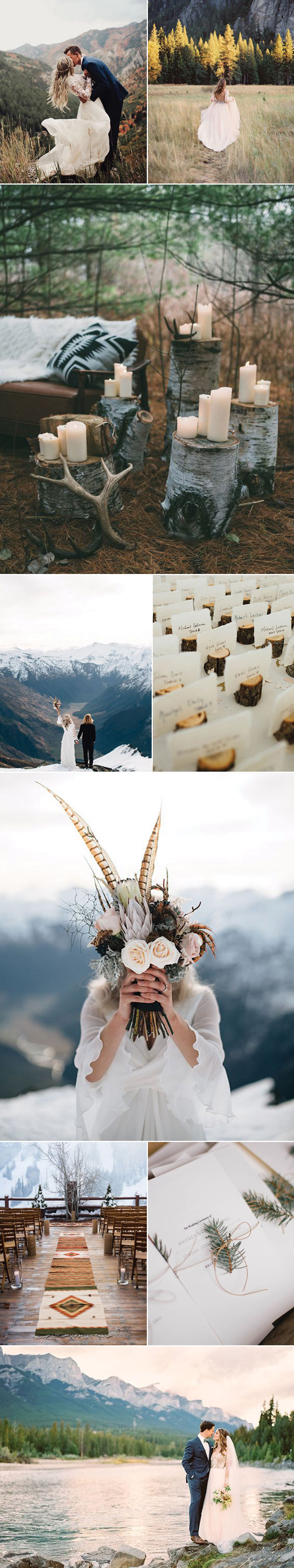 Wedding Ideas For A Mountain Wedding | Groomsmen Tie For Mountain Wedding